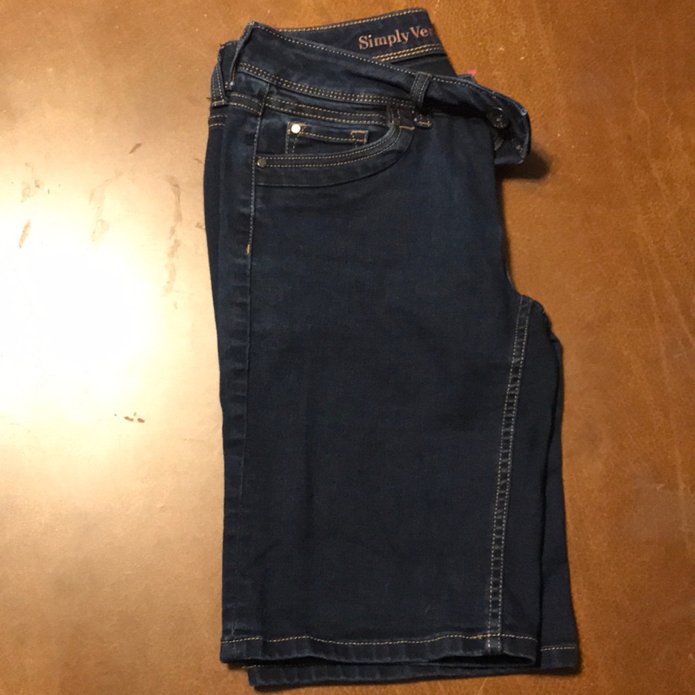 Vera Wang Jean Shorts